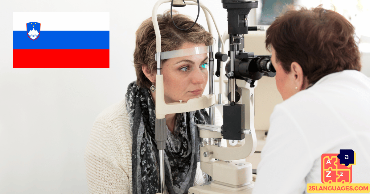Learn Slovenian - Phrases At the optician