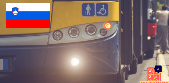 Learn Slovenian - Phrases for Public transportation