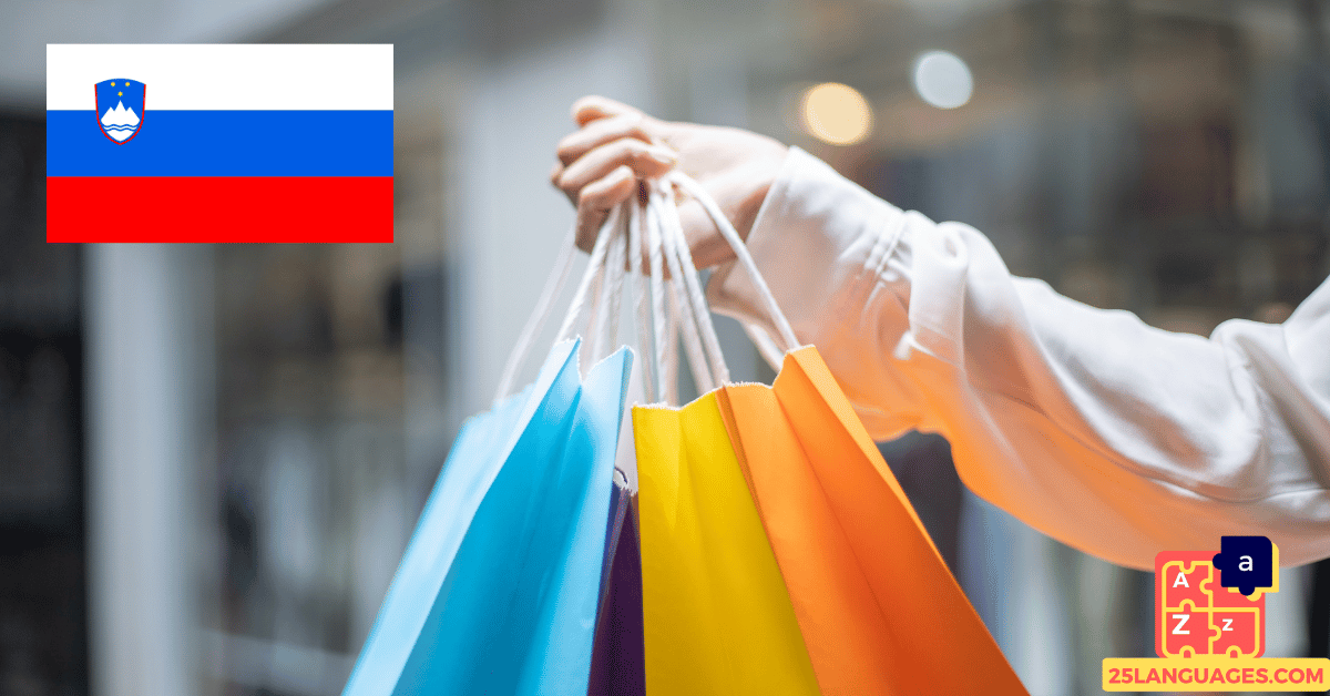 Learn Slovenian - Phrases for General shopping