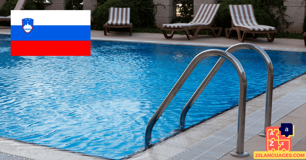 Learn Slovenian - Phrases At the swimming pool