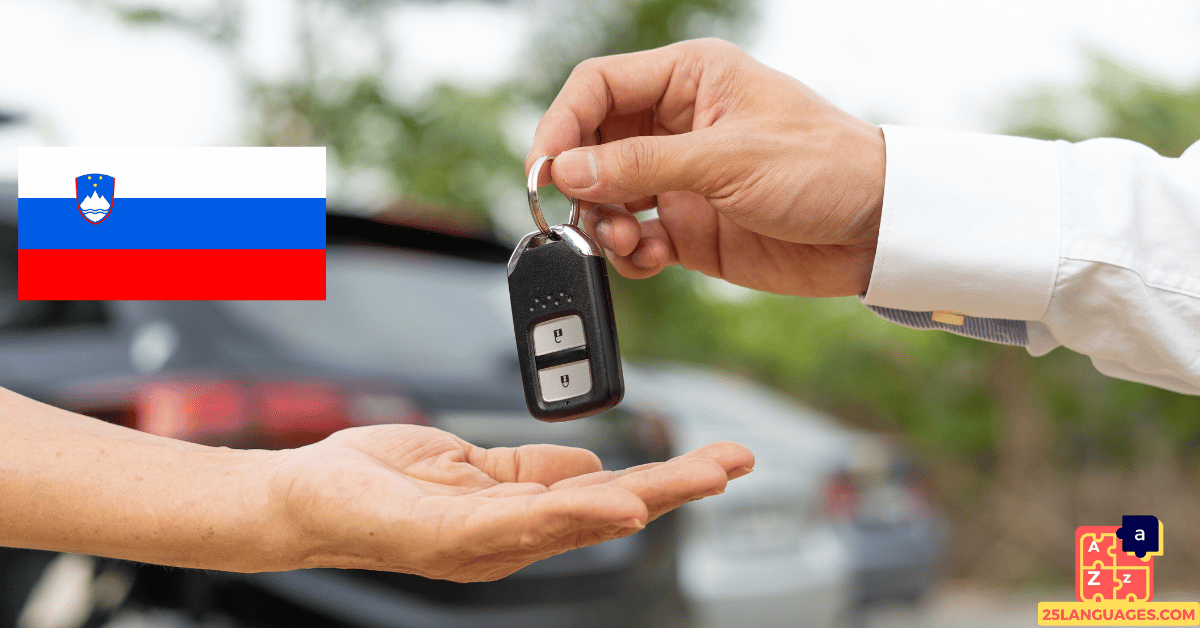 Learn Slovenian - Car Rental Vocabulary