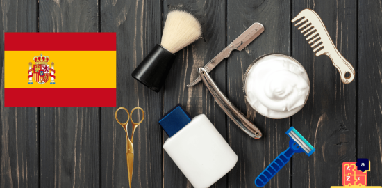 Learn Spanish - Barber Tools