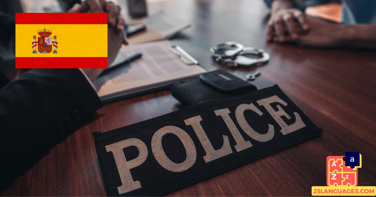 Learn Spanish - Phrases At the police station