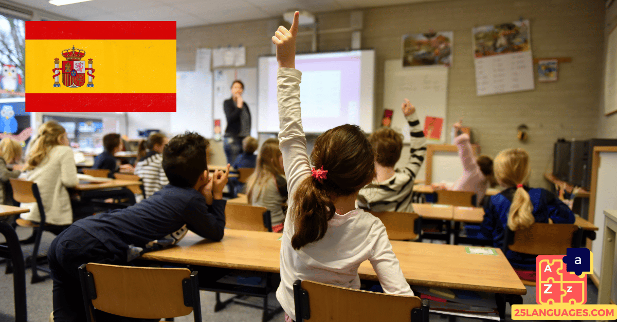 Learn Spanish - Phrases At school