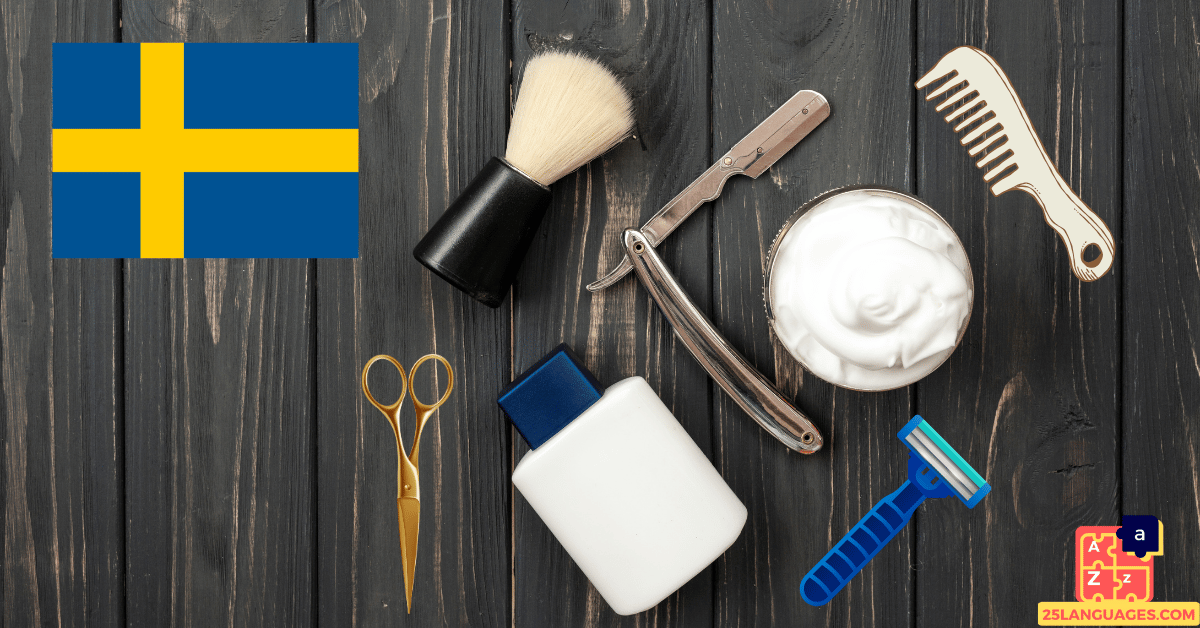 Learn Swedish - Barber Tools