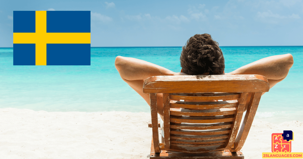 Learn Swedish - Beach Vocabulary