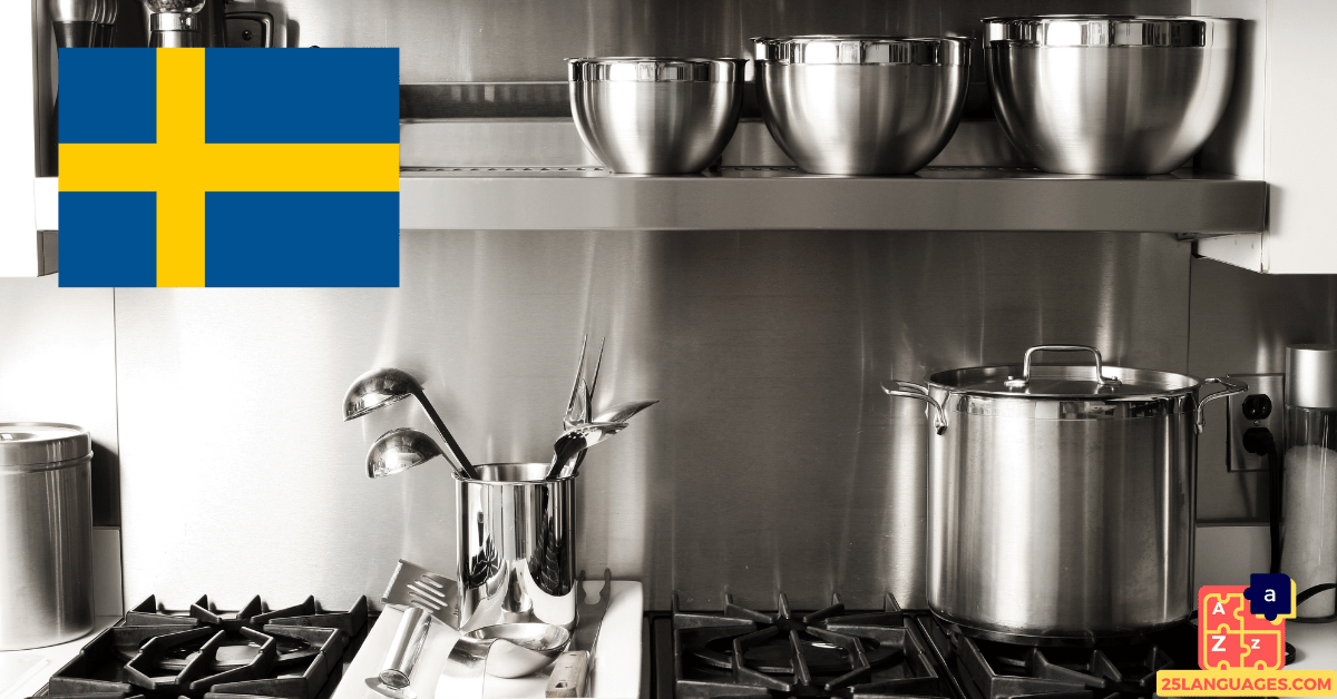 Learn Swedish - Kitchen Utensils