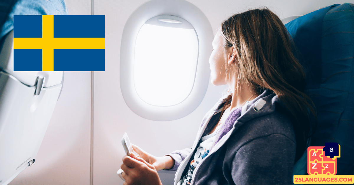 Learn Swedish - Phrases On the airplane