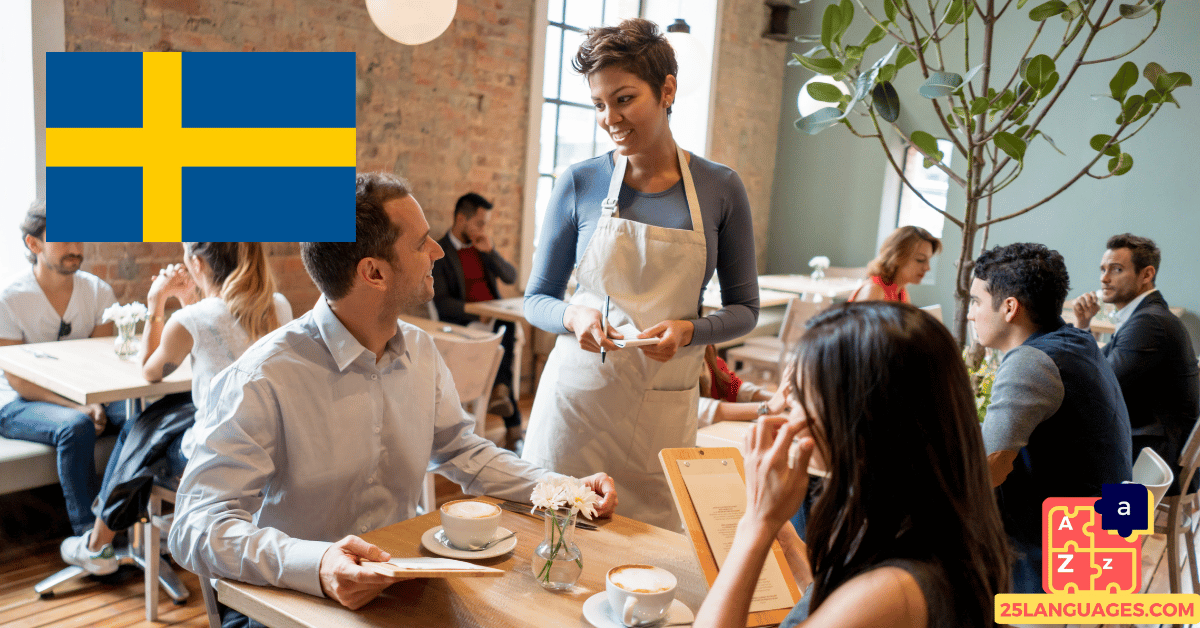 Learn Swedish - Phrases At the restaurant/cafe