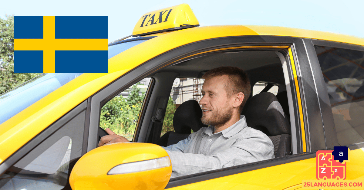 Learn Swedish - Phrases In a taxi