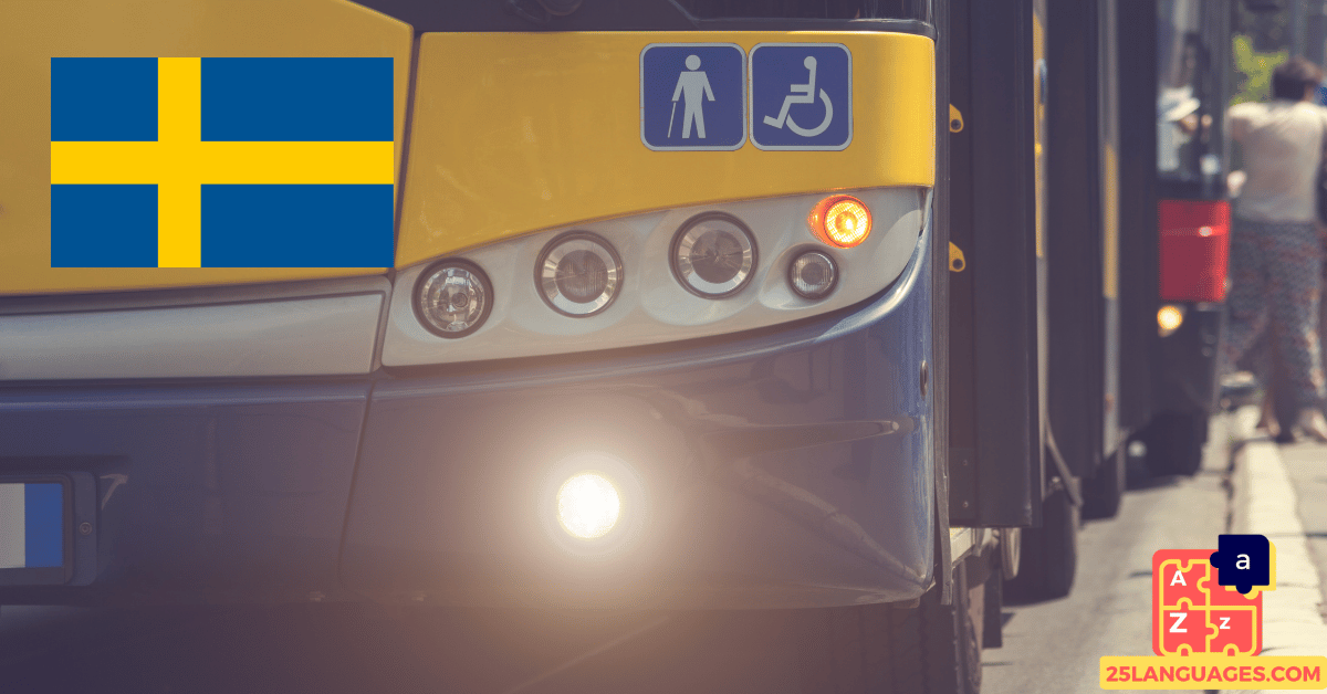 Learn Swedish - Phrases for Public transportation