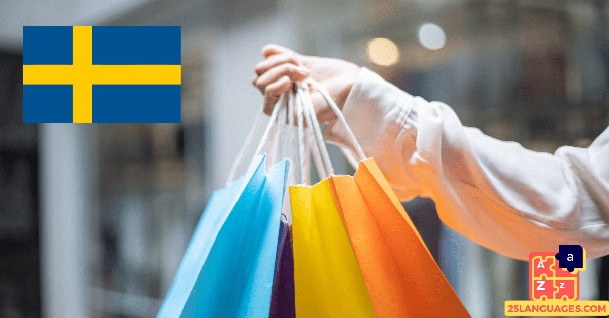 Learn Swedish - Phrases for General shopping