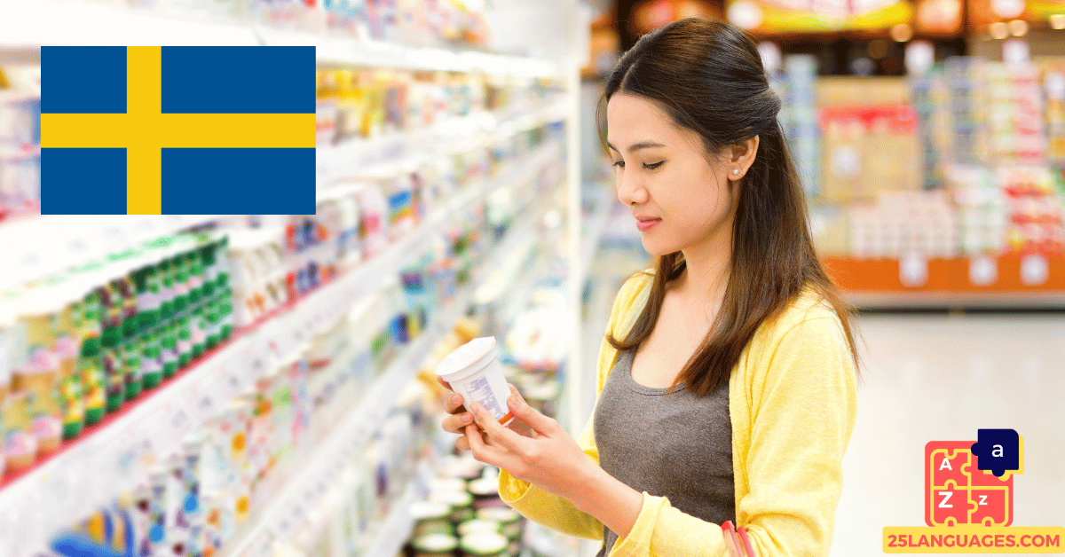 Learn Swedish - Phrases for Grocery shopping