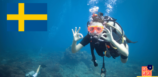 Learn Swedish - Swimming and Diving Tools