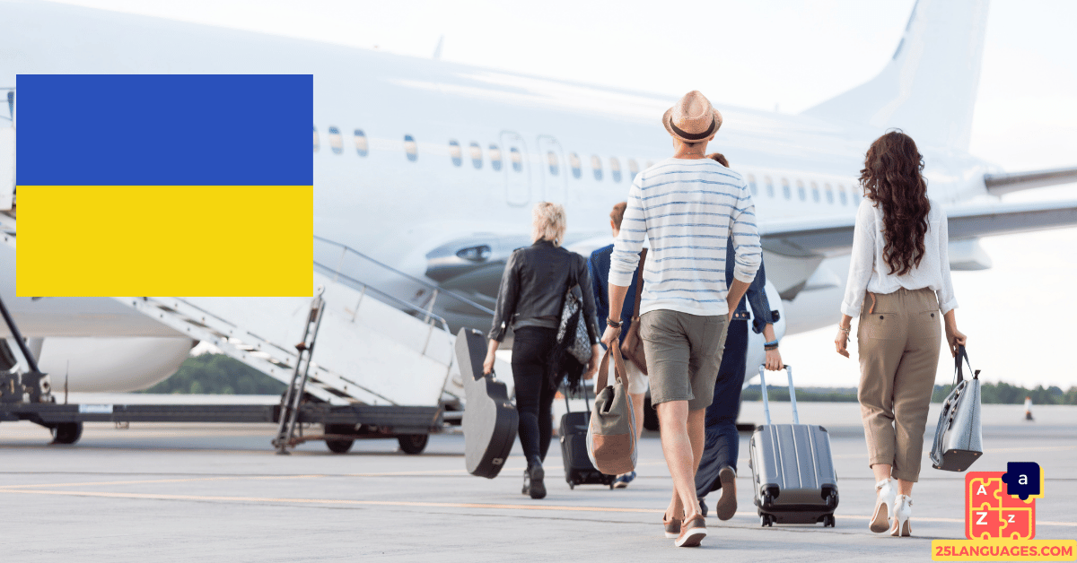 Learn Ukrainian - On the Airplane