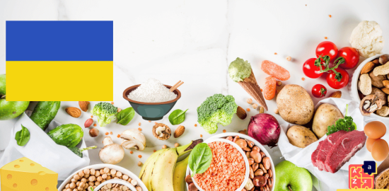 Apprendre l'ukrainien - Noms des aliments