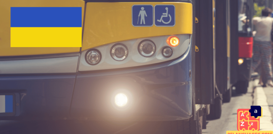 Apprendre l'ukrainien - phrases pour les transports publics