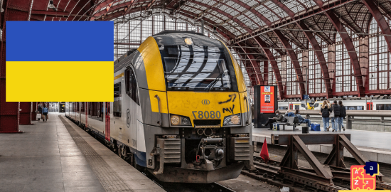 Apprendre l'ukrainien - à la gare