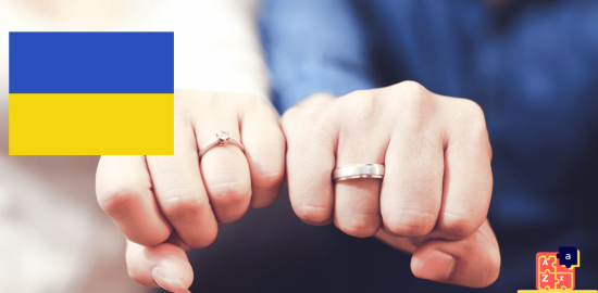 Apprendre l'ukrainien - vocabulaire de mariage et de fiançailles